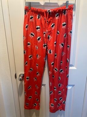 Pringle Red Logo Print Pajama Bottoms